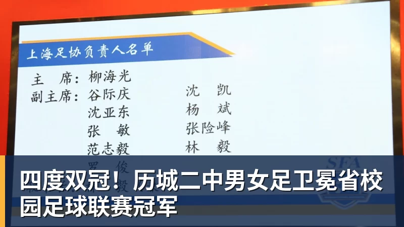 华体会体育四度双冠！历城二中男女足卫冕省校园足球联赛冠军