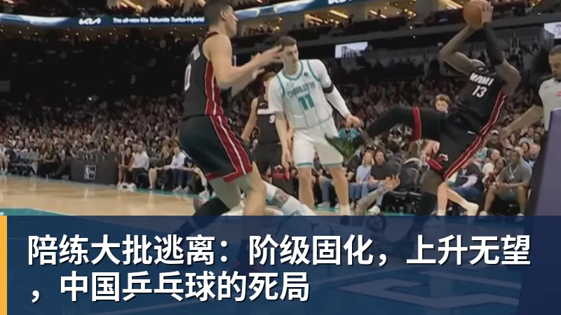 华体会体育陪练大批逃离：阶级固化，上升无望，中国乒乓球的死局